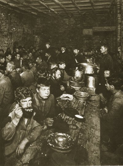 Russian Manual Labourers, Late 19th Century by Russian Photographer